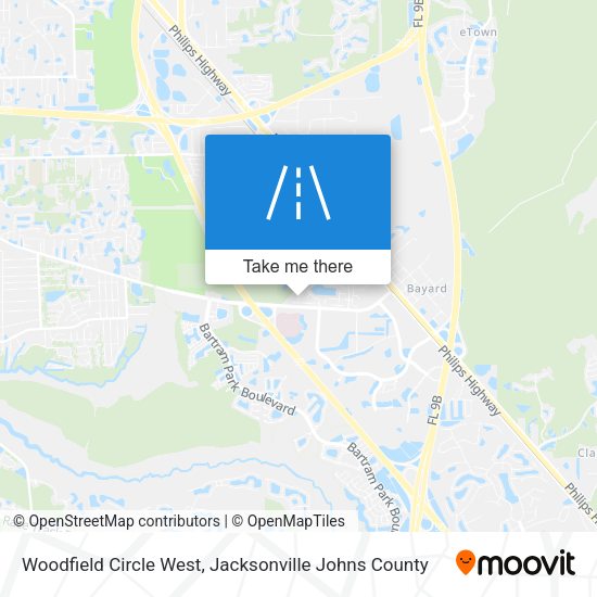 Mapa de Woodfield Circle West
