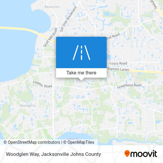 Woodglen Way map