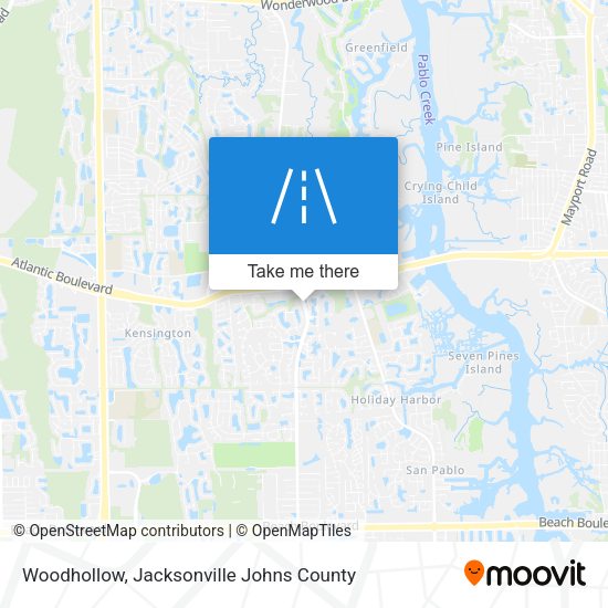 Woodhollow map