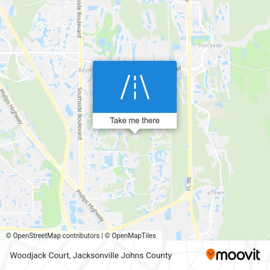 Mapa de Woodjack Court