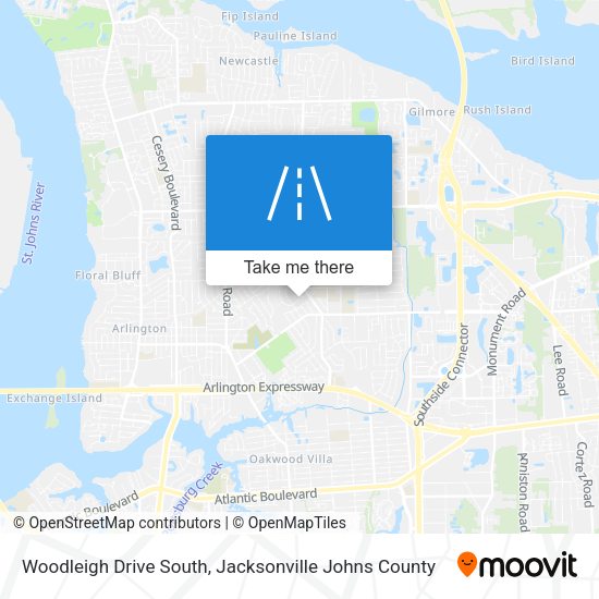 Woodleigh Drive South map