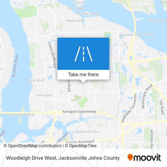 Mapa de Woodleigh Drive West