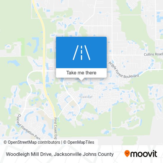 Mapa de Woodleigh Mill Drive