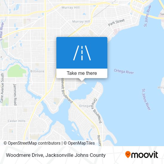 Mapa de Woodmere Drive