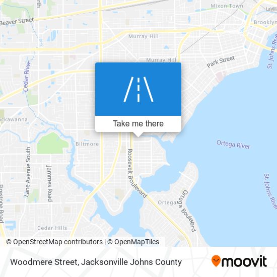 Woodmere Street map