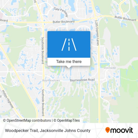 Woodpecker Trail map