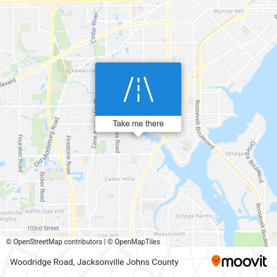 Mapa de Woodridge Road