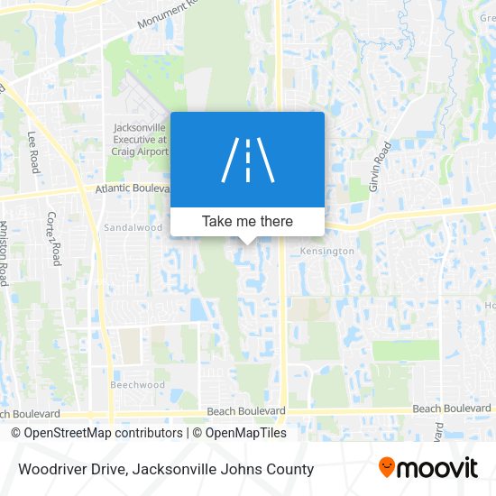 Mapa de Woodriver Drive