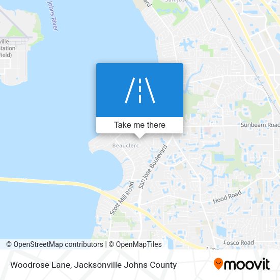 Woodrose Lane map