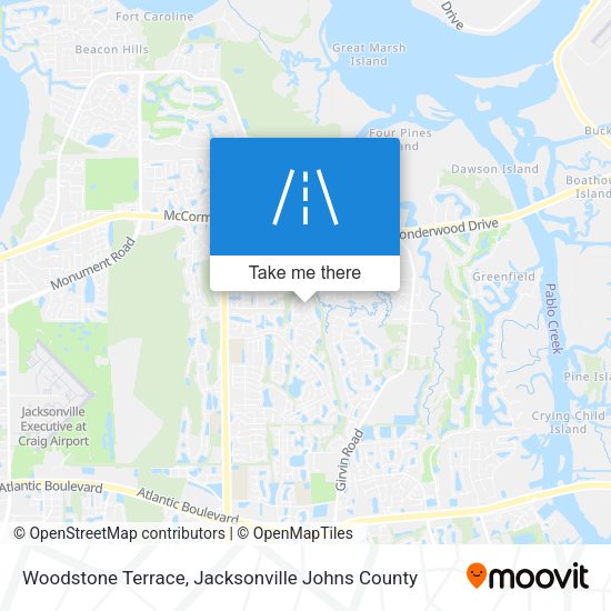 Woodstone Terrace map