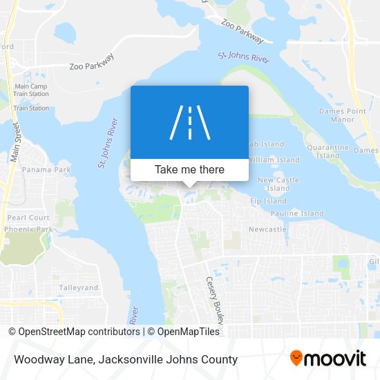 Woodway Lane map