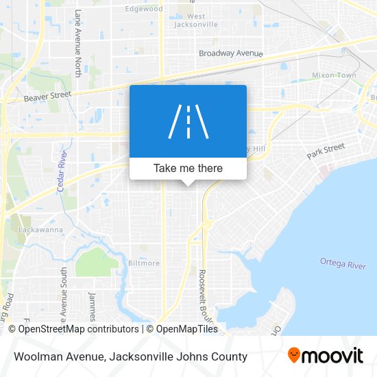 Mapa de Woolman Avenue