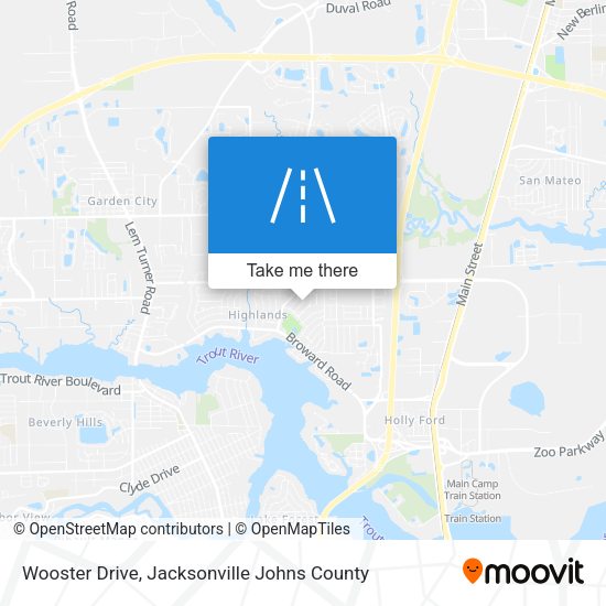 Wooster Drive map