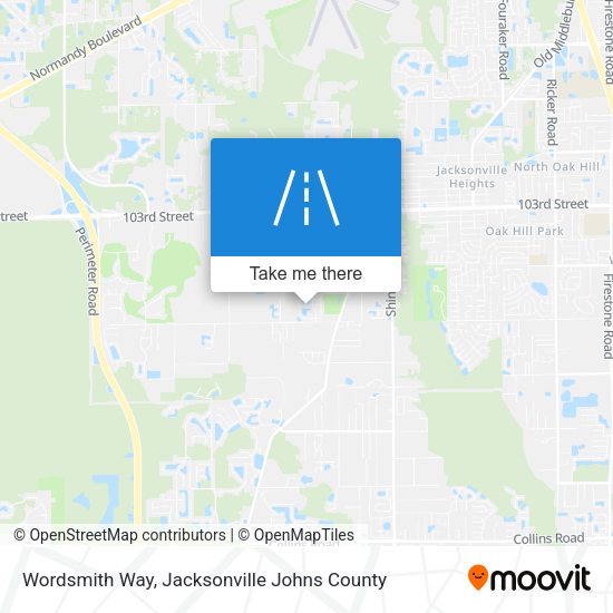 Wordsmith Way map