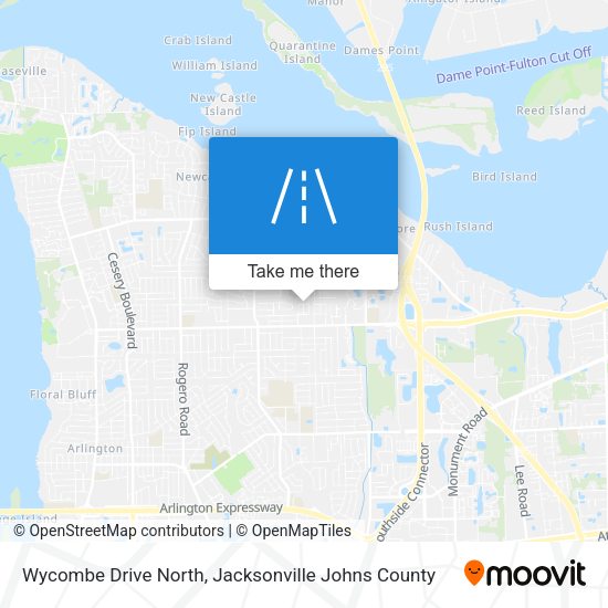 Wycombe Drive North map