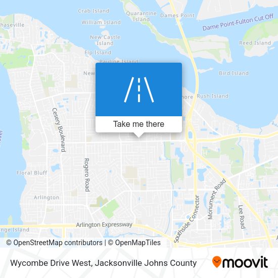 Mapa de Wycombe Drive West