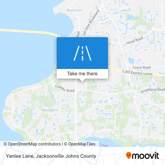 Yanlee Lane map