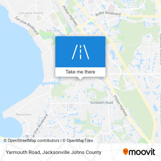 Yarmouth Road map