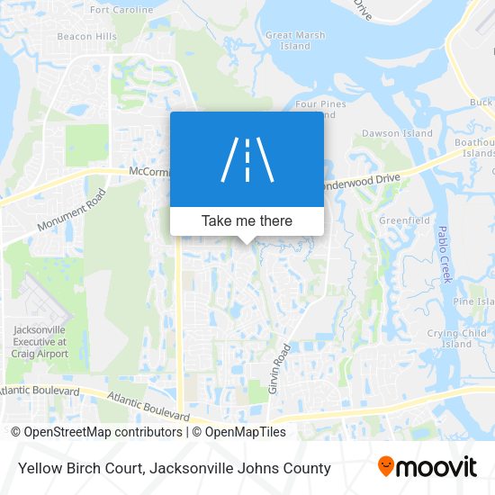 Mapa de Yellow Birch Court