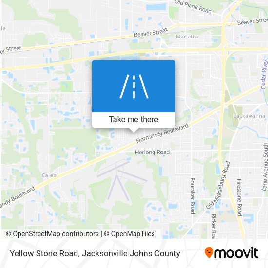 Yellow Stone Road map
