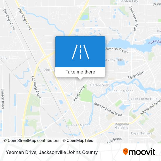 Yeoman Drive map