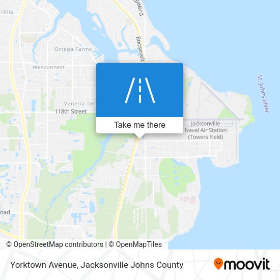 Yorktown Avenue map