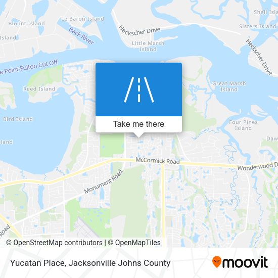 Yucatan Place map