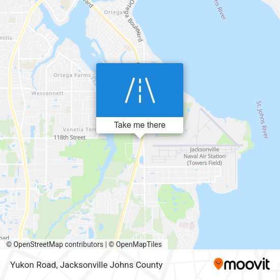 Mapa de Yukon Road