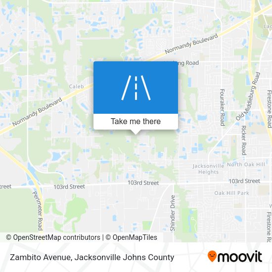 Zambito Avenue map