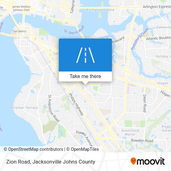 Zion Road map