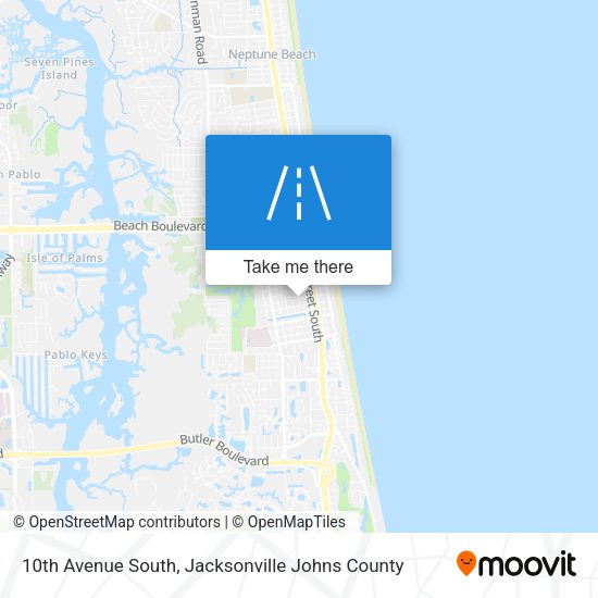 Mapa de 10th Avenue South