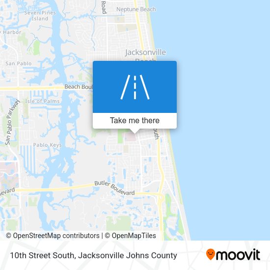 Mapa de 10th Street South