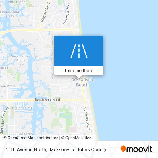 11th Avenue North map