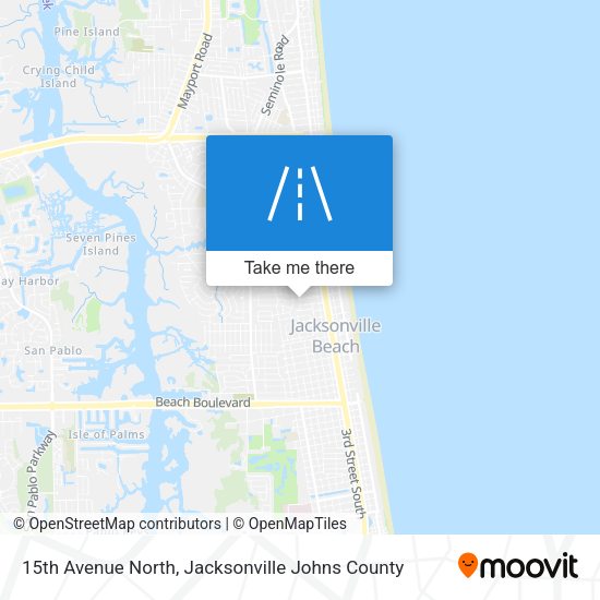 15th Avenue North map