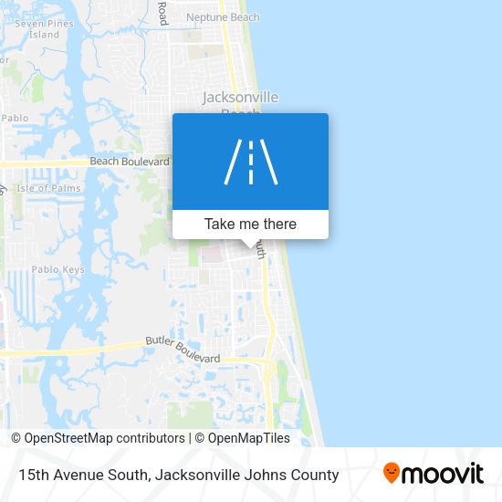 15th Avenue South map
