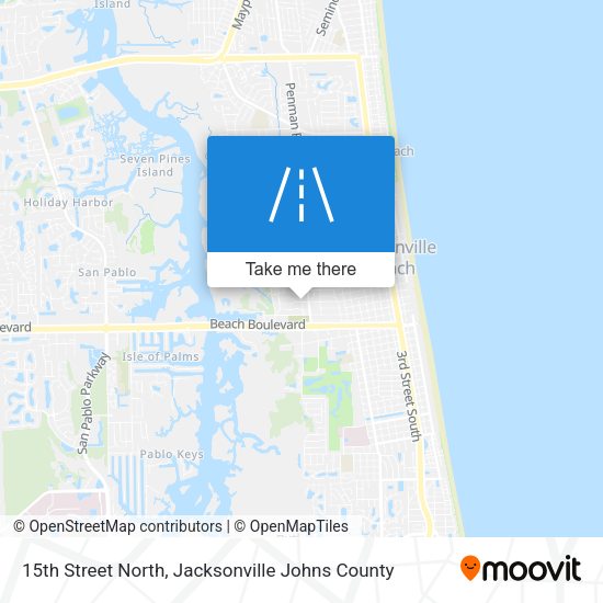 Mapa de 15th Street North