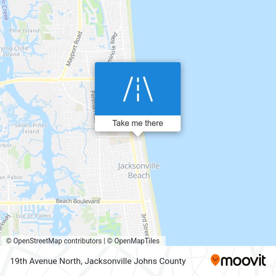 19th Avenue North map