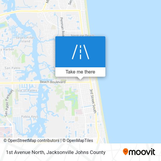 Mapa de 1st Avenue North