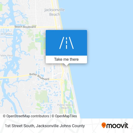 Mapa de 1st Street South