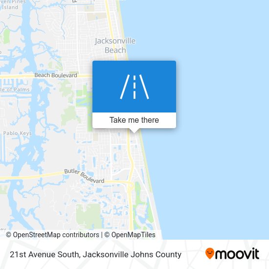 21st Avenue South map