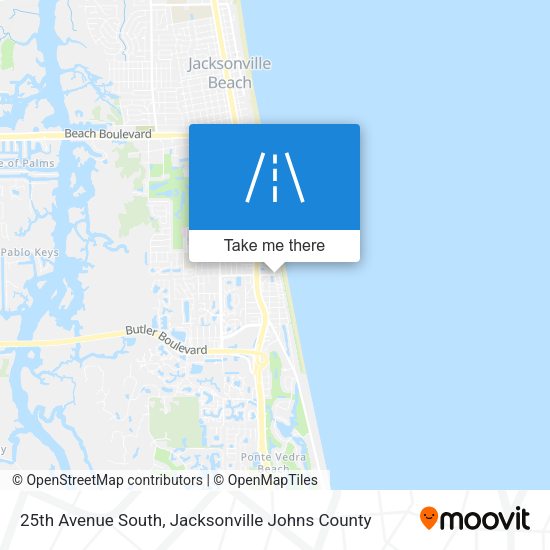 25th Avenue South map
