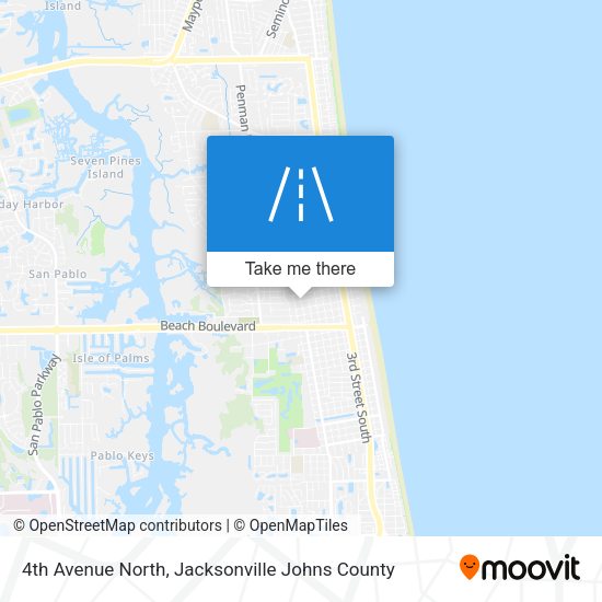 4th Avenue North map