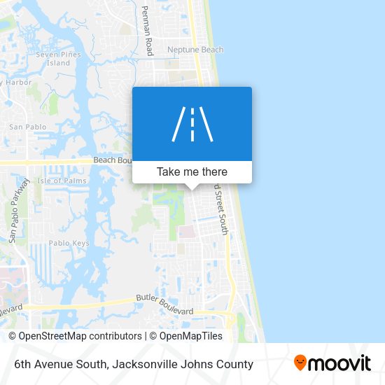 6th Avenue South map