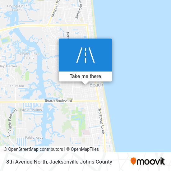 8th Avenue North map