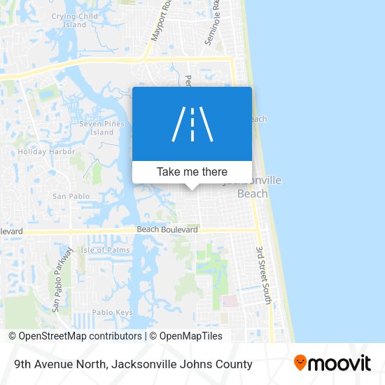 9th Avenue North map