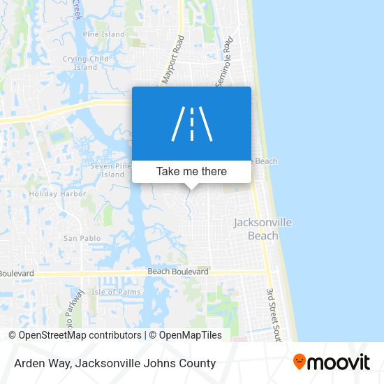 Mapa de Arden Way