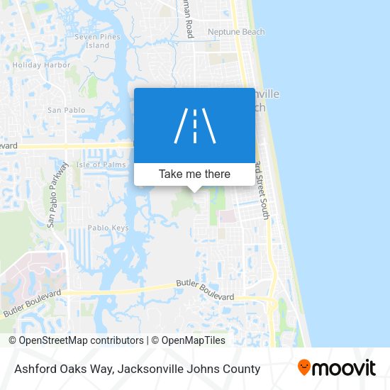 Mapa de Ashford Oaks Way