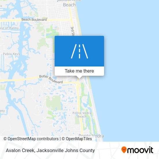 Avalon Creek map