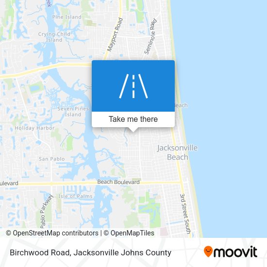 Birchwood Road map