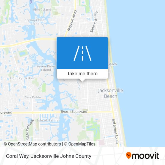Coral Way map